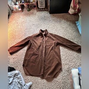 Brown trenchcoat